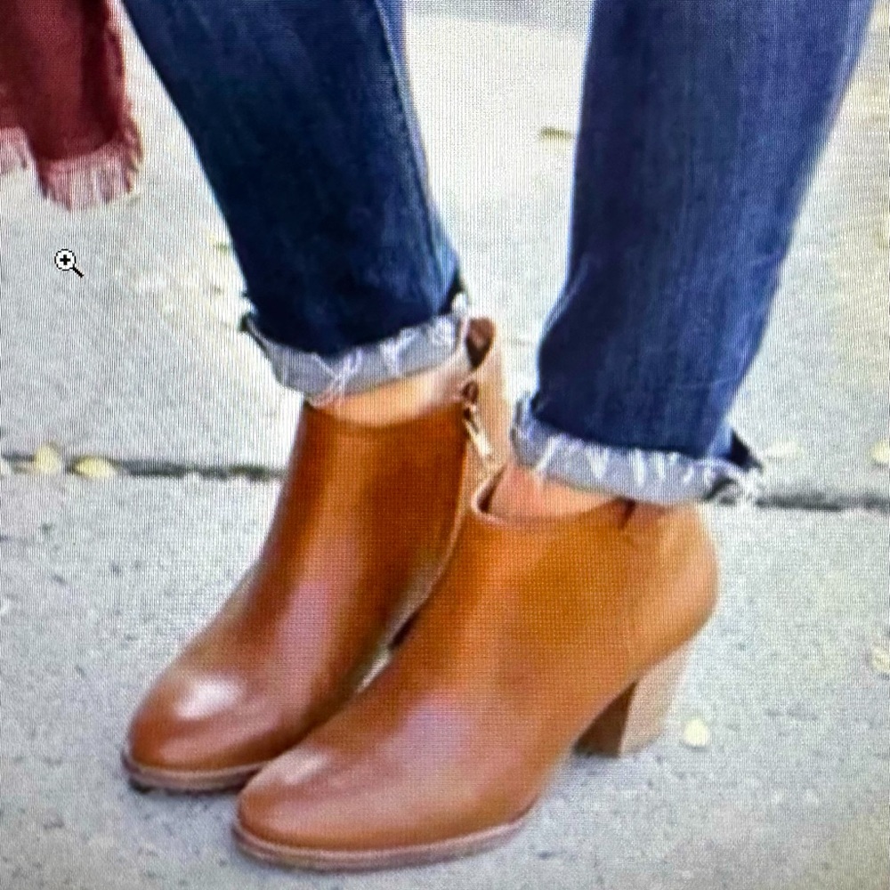 Madewell, Billie leather ankle boot size 9 1/2 new in box